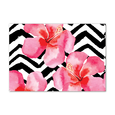 Bild auf glas Hawaiianische Blumen