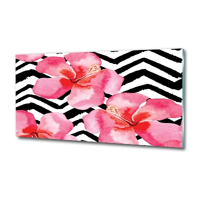 Bild auf glas Hawaiianische Blumen