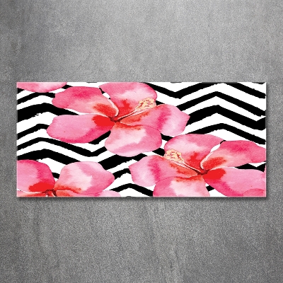 Bild auf glas Hawaiianische Blumen