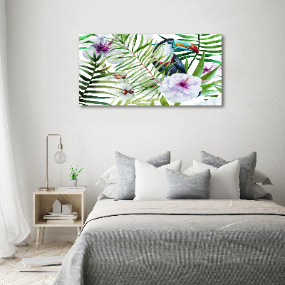 Glasbild Tropentukan