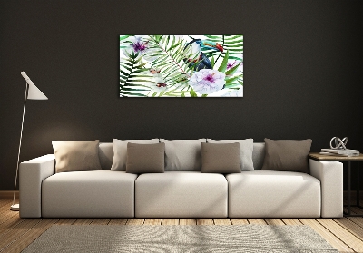 Glasbild Tropentukan