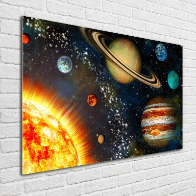 Bild auf glas Sonnensystem