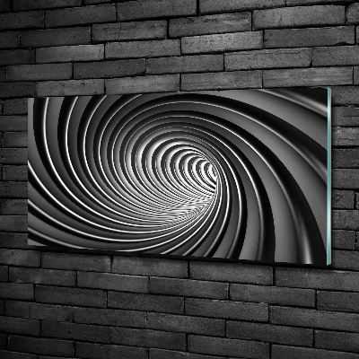 Foto glasbild Abstrakter Wirbel