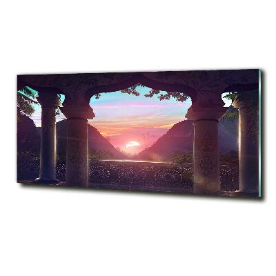 Foto glasbild Östliche Architektur