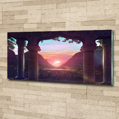 Foto glasbild Östliche Architektur