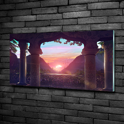 Foto glasbild Östliche Architektur