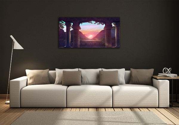 Foto glasbild Östliche Architektur