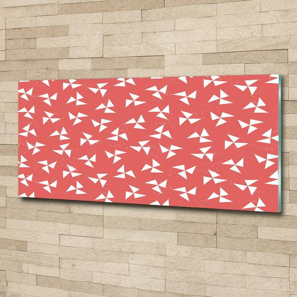 Foto glasbild Geometrischer Hintergrund