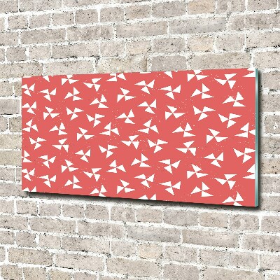 Foto glasbild Geometrischer Hintergrund