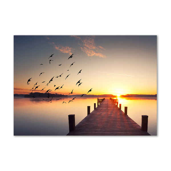 Bild auf glas Sonnenuntergang