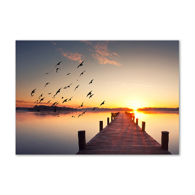 Bild auf glas Sonnenuntergang