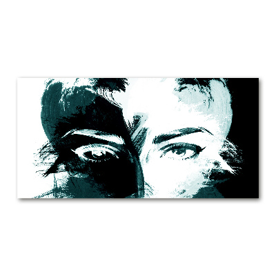 Bild auf glas Abstrakte Frau