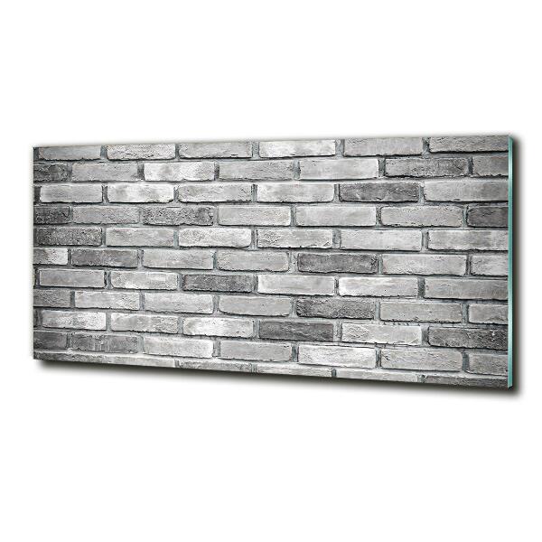 Bild auf glas Ziegelmauer