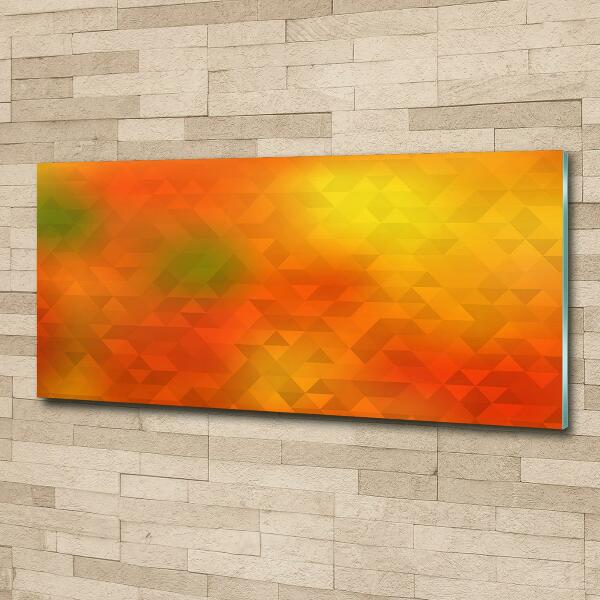 Glasbild Abstrakte Dreiecke