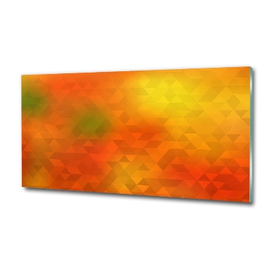 Glasbild Abstrakte Dreiecke