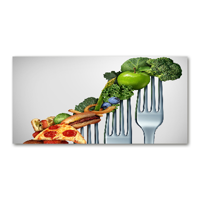 Foto glasbild Fortschritte bei der Diät