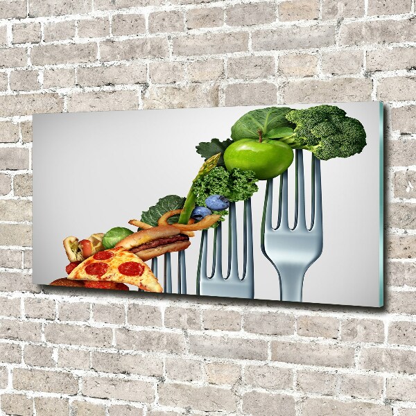 Foto glasbild Fortschritte bei der Diät