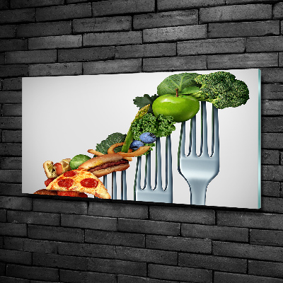 Foto glasbild Fortschritte bei der Diät