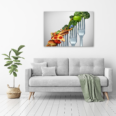 Foto glasbild Fortschritte bei der Diät