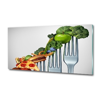 Foto glasbild Fortschritte bei der Diät