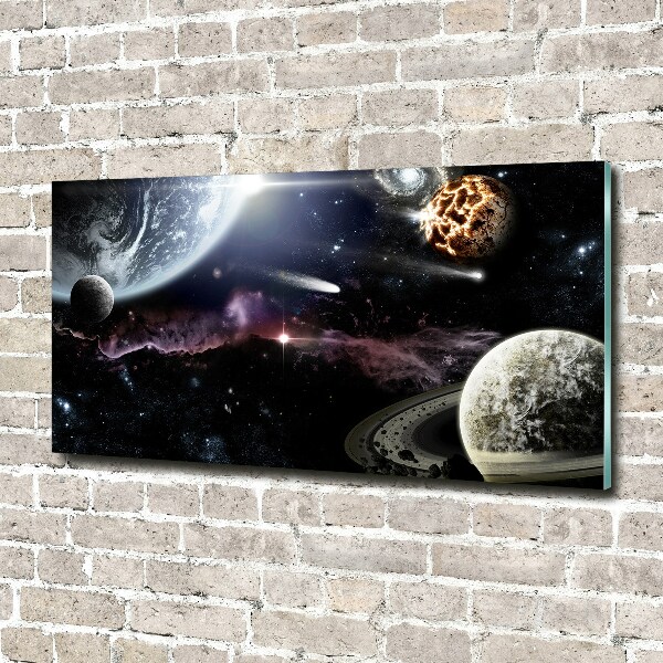 Foto glasbild Galaxis