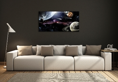 Foto glasbild Galaxis