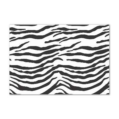 Glasbild Zebra-Hintergrund