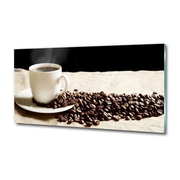 Glasbild Aromatischer Kaffee