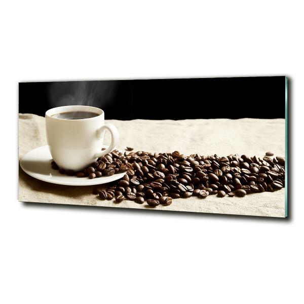 Glasbild Aromatischer Kaffee
