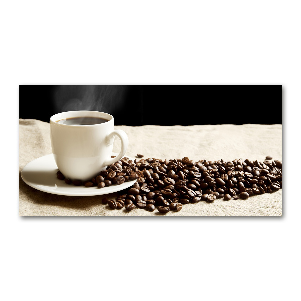Glasbild Aromatischer Kaffee