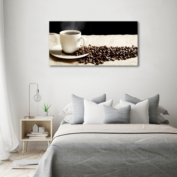 Glasbild Aromatischer Kaffee