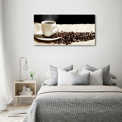 Glasbild Aromatischer Kaffee