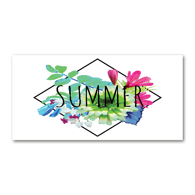 Foto glasbild Sommer