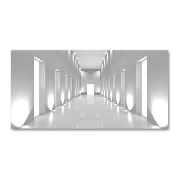 Foto glasbild Korridor