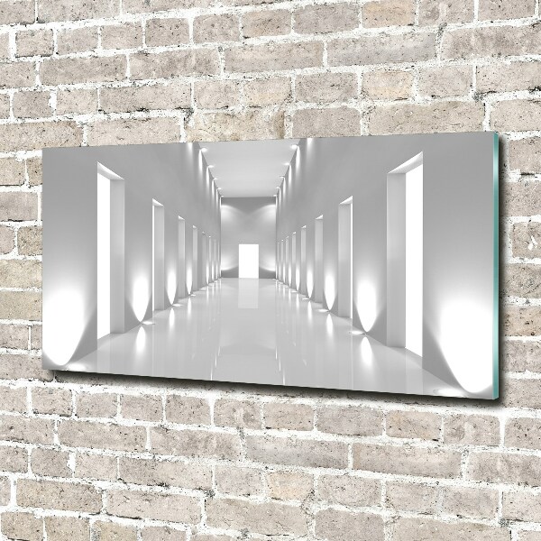 Foto glasbild Korridor