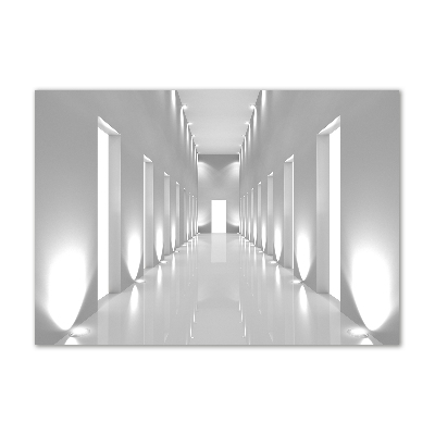 Foto glasbild Korridor