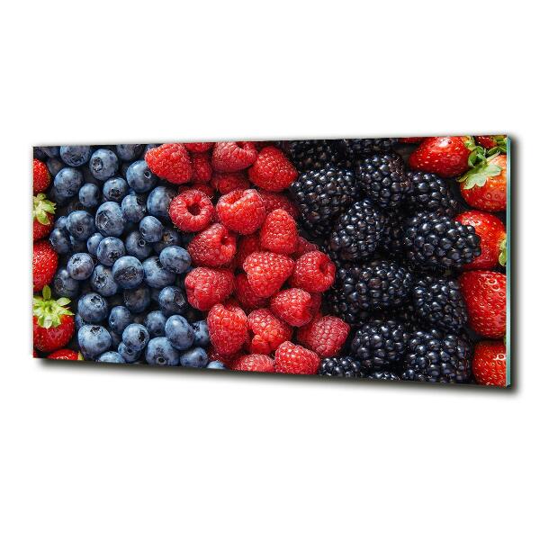 Glasbild Waldfrüchte