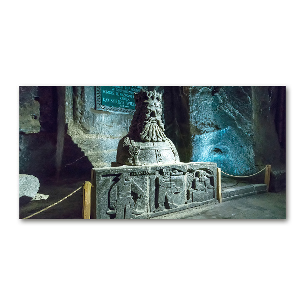 Glasbild Salzbergwerk