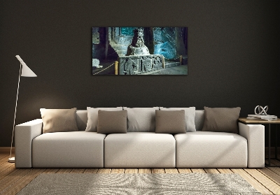 Glasbild Salzbergwerk