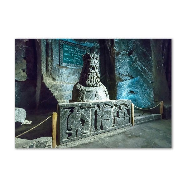 Glasbild Salzbergwerk