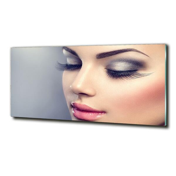 Glasbild Perfektes Make-up