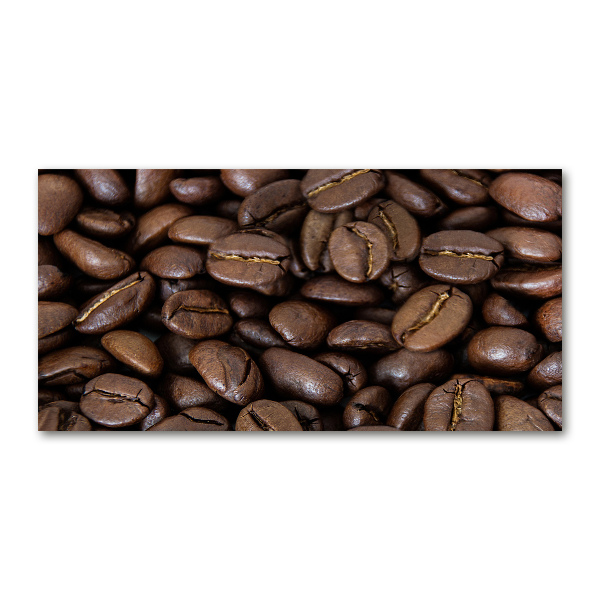 Foto glasbild Kaffeebohnen