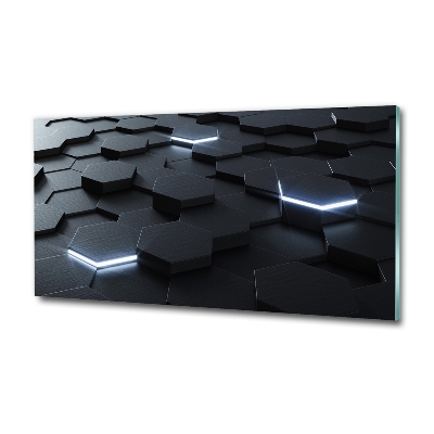 Glasbild Abstraktion