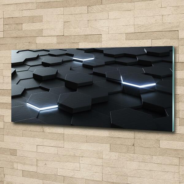 Glasbild Abstraktion