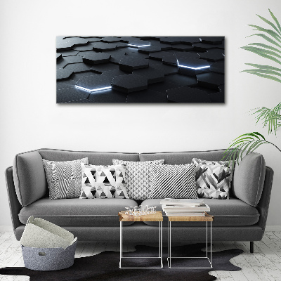 Glasbild Abstraktion