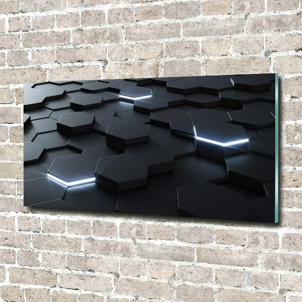 Glasbild Abstraktion