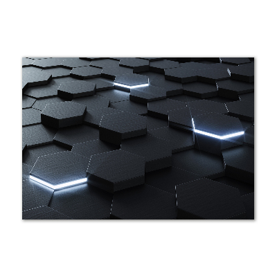 Glasbild Abstraktion