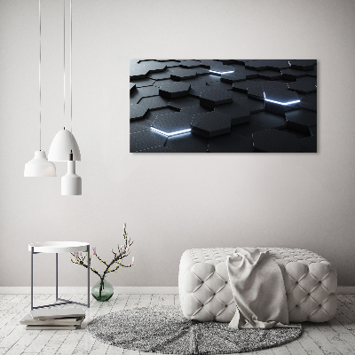 Glasbild Abstraktion