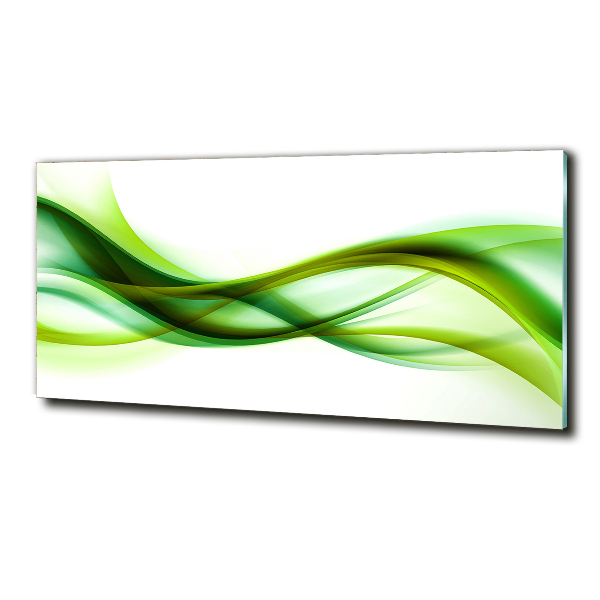 Foto glasbild Abstrakte Wellen