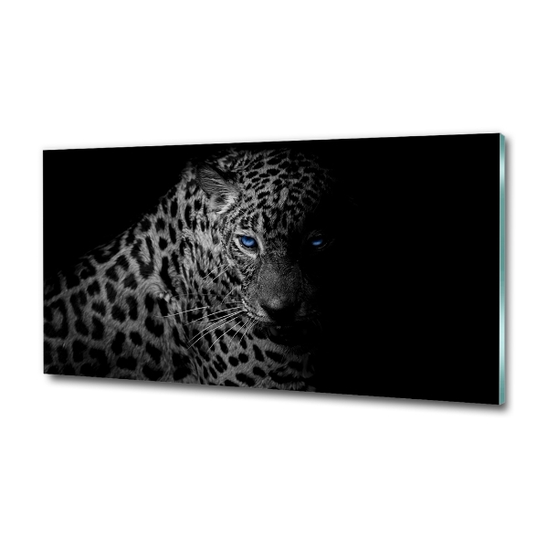 Foto glasbild Leopard